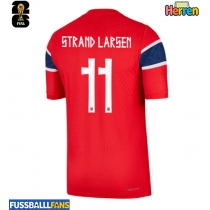 Norwegen Jorgen Strand Larsen #11 Heimtrikot WM 2026 Kurzarm
